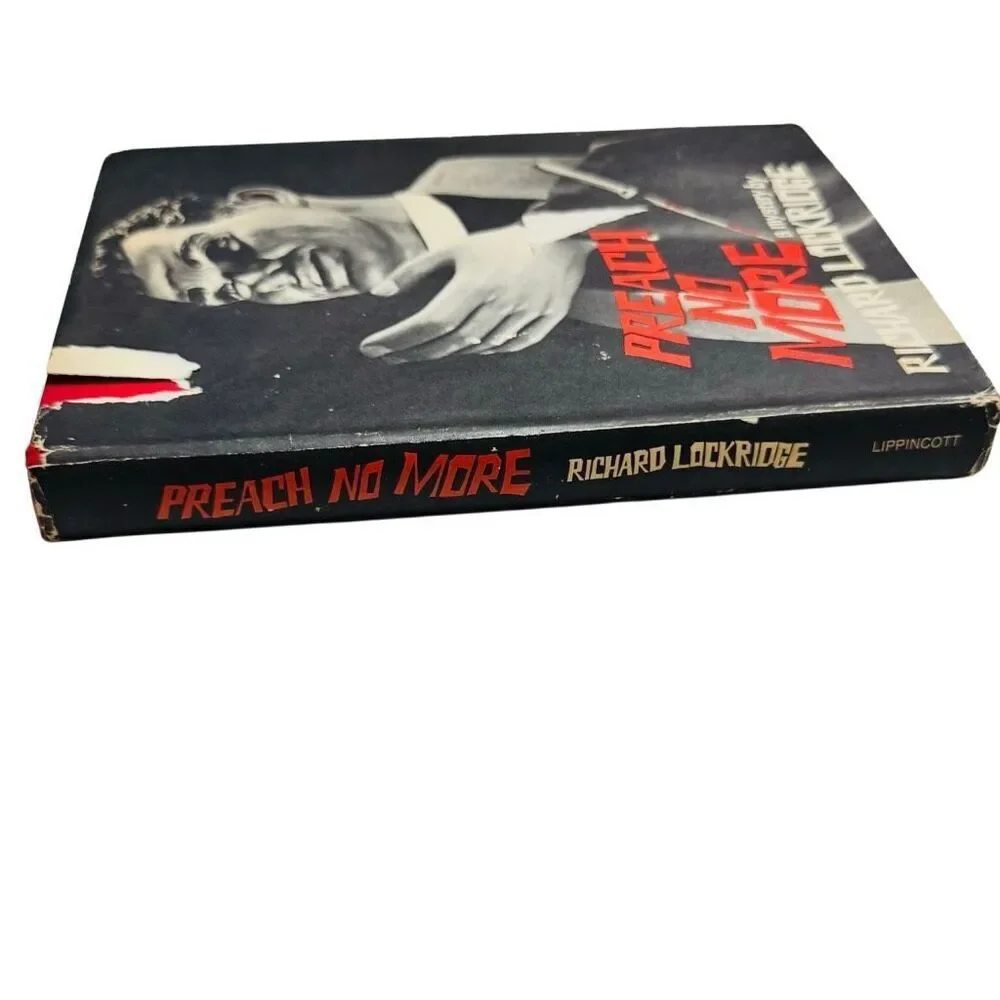 Preach No More Richard Lockridge Book Club Edition H/C 1970